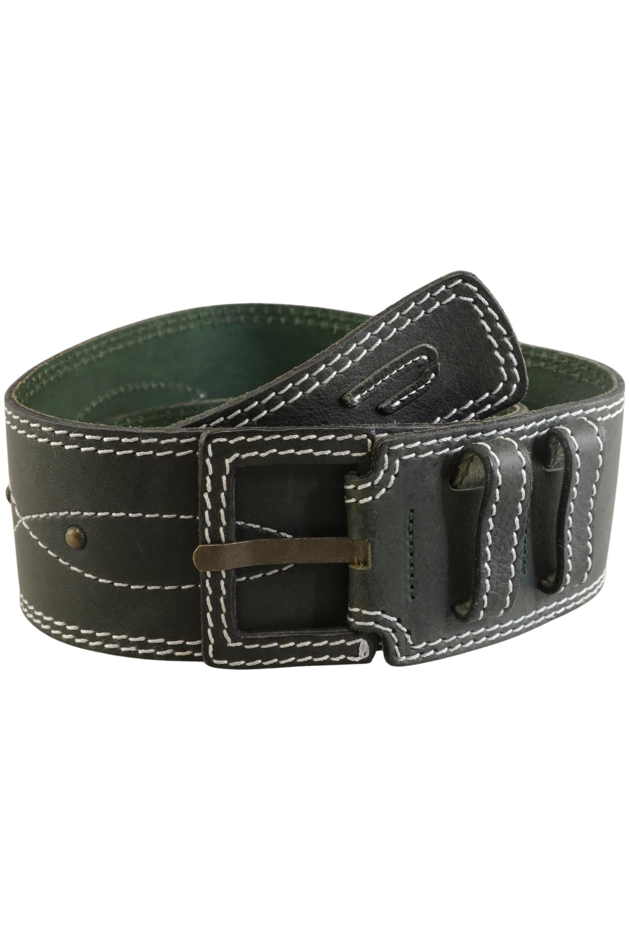 DIESEL Belt in One size in Green: front