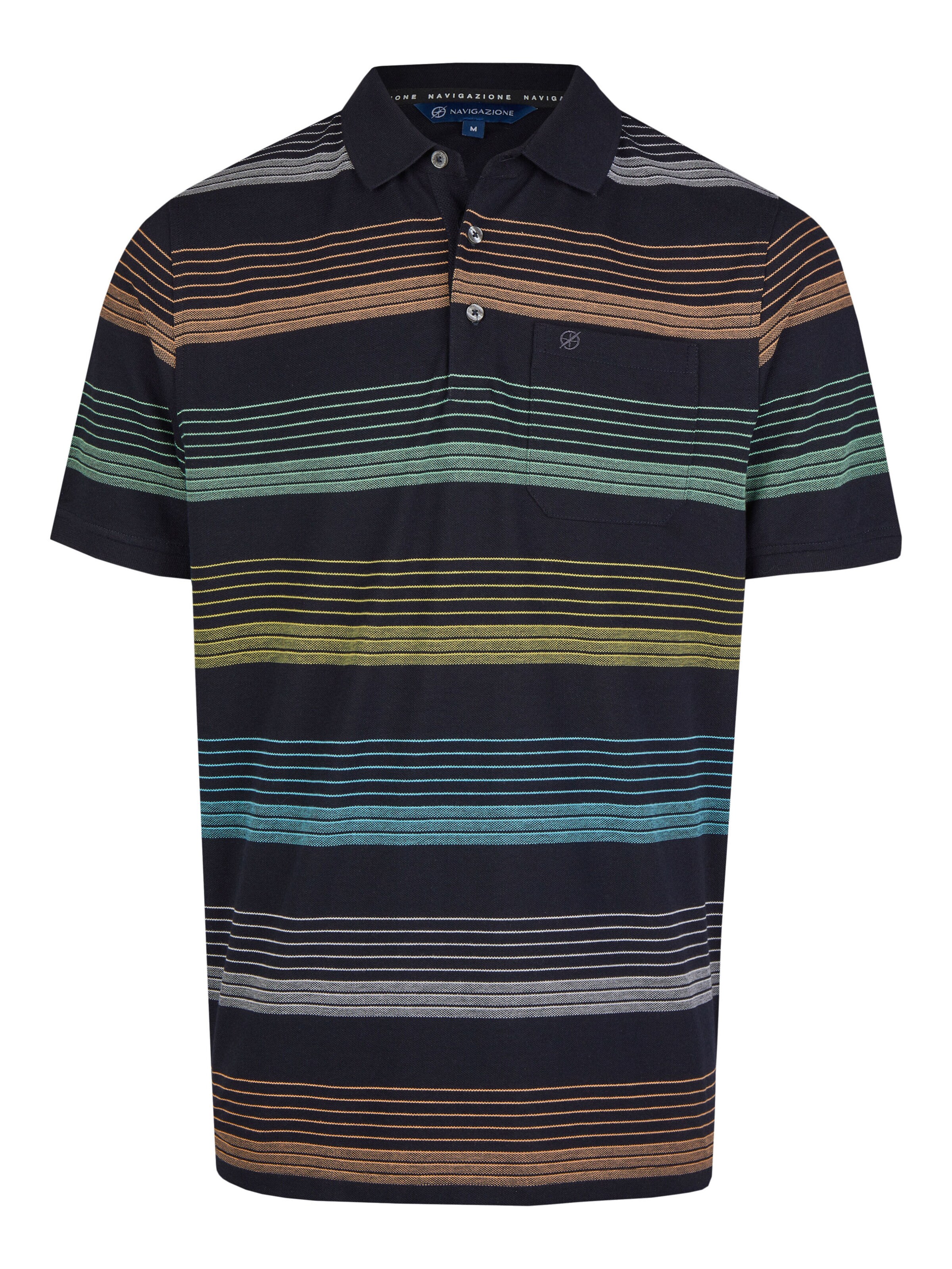 Navigazione Shirt in Gemengde kleuren: voorkant