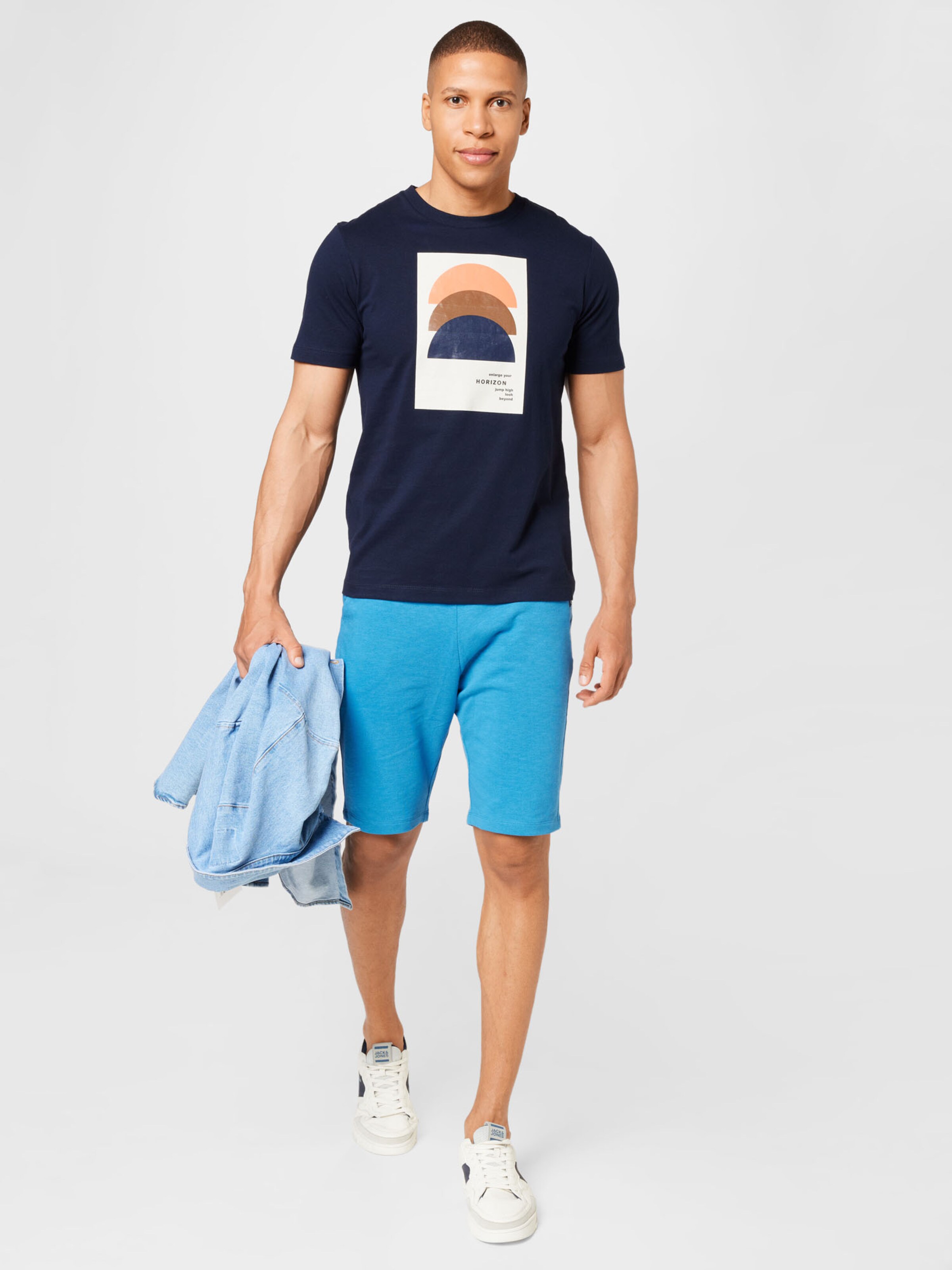 Männer Große Größen s.Oliver T-Shirt in Navy - MR73691 Männer Große Größen s.Oliver T-Shirt in Navy - MR73691