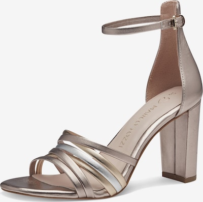 MARCO TOZZI Sandal in Beige / Rose / Silver, Item view