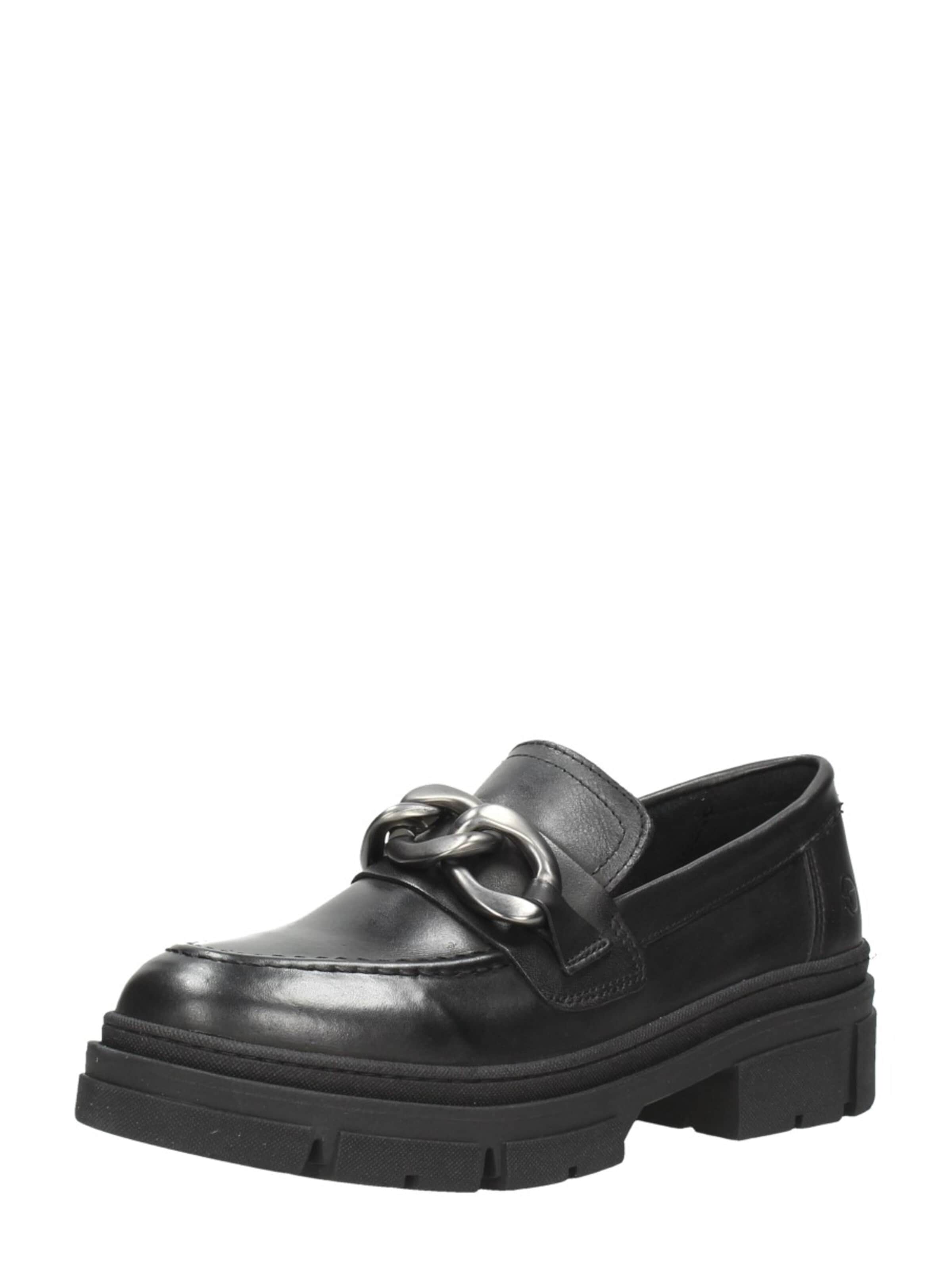 Tamaris Pumps 'Mocassin' in Black: front