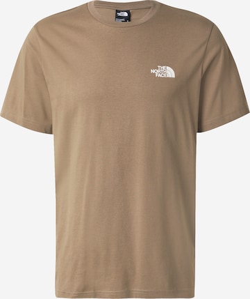Maglietta 'SIMPLE DOME' di THE NORTH FACE in marrone: frontale