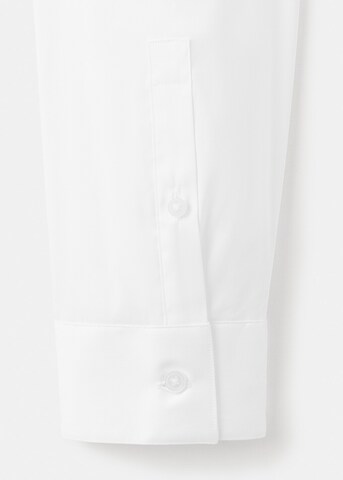 MANGO MAN Slim fit Business Shirt 'Emotion' in White