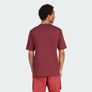Maglietta 'Trefoil Essentials' di ADIDAS ORIGINALS in rosso