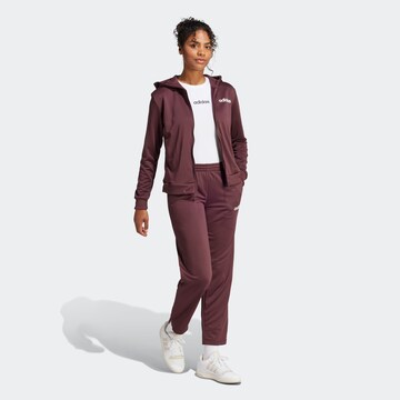 ADIDAS SPORTSWEAR Trainingsanzug 'Essentials' in Braun: Vorderseite