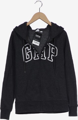 GAP Sweatshirt & Zip-Up Hoodie in XS in Grey: front