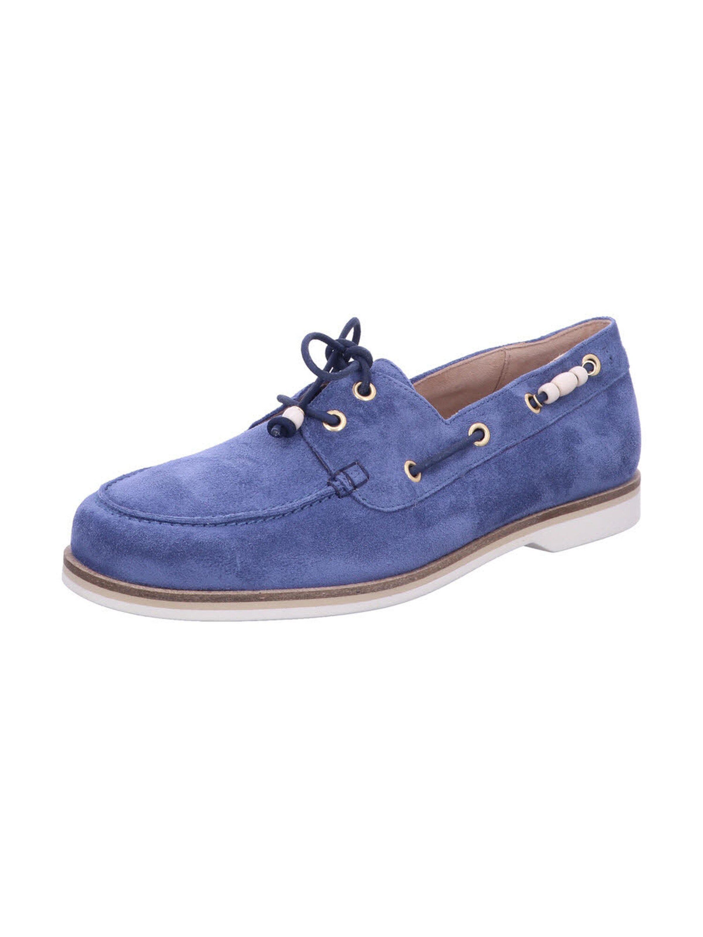 Paul Green Schnürschuh in Blau: Vorderseite