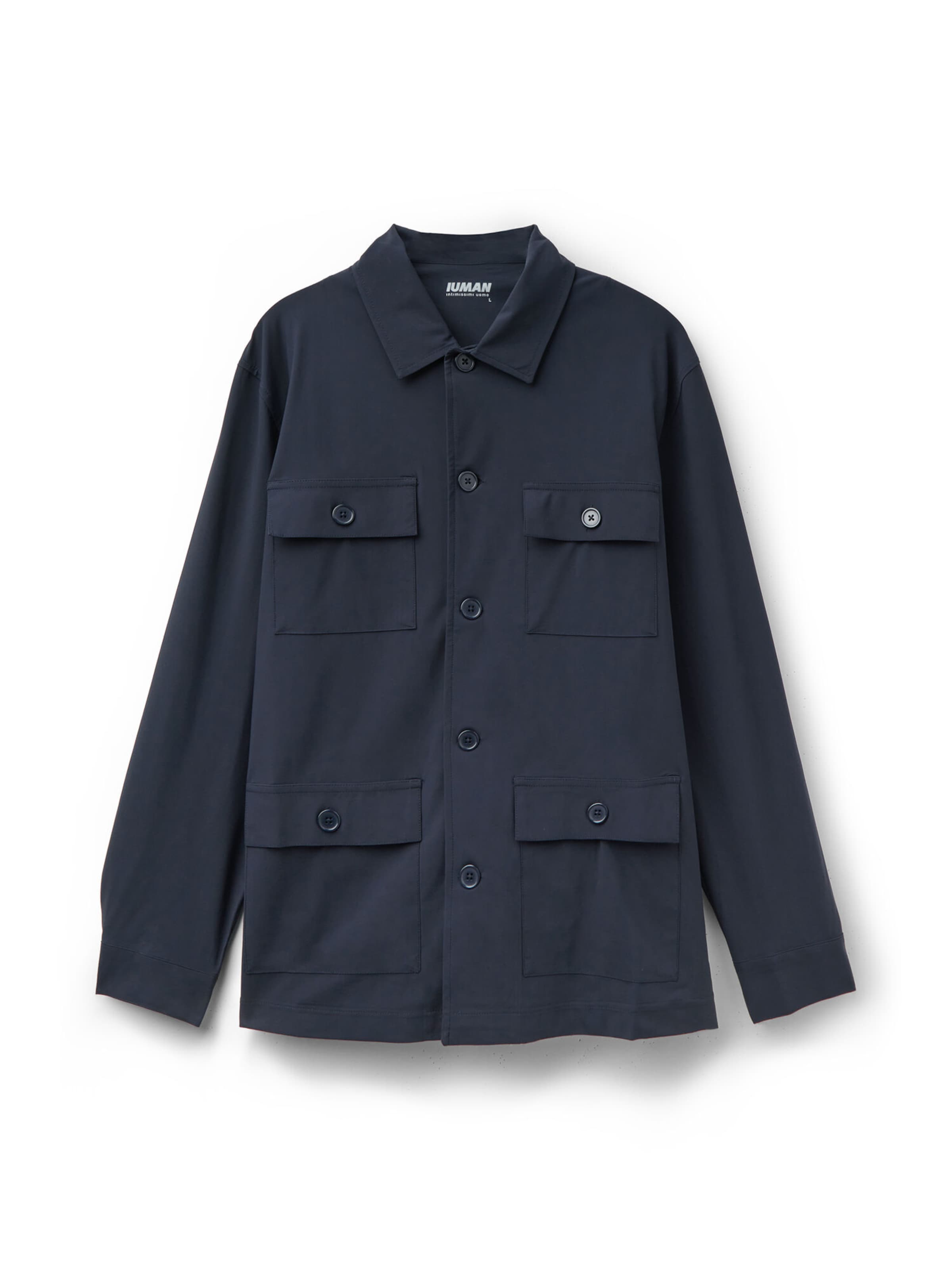 IUMAN Intimissimi Uomo Regular fit Suit Jacket in Blue: front