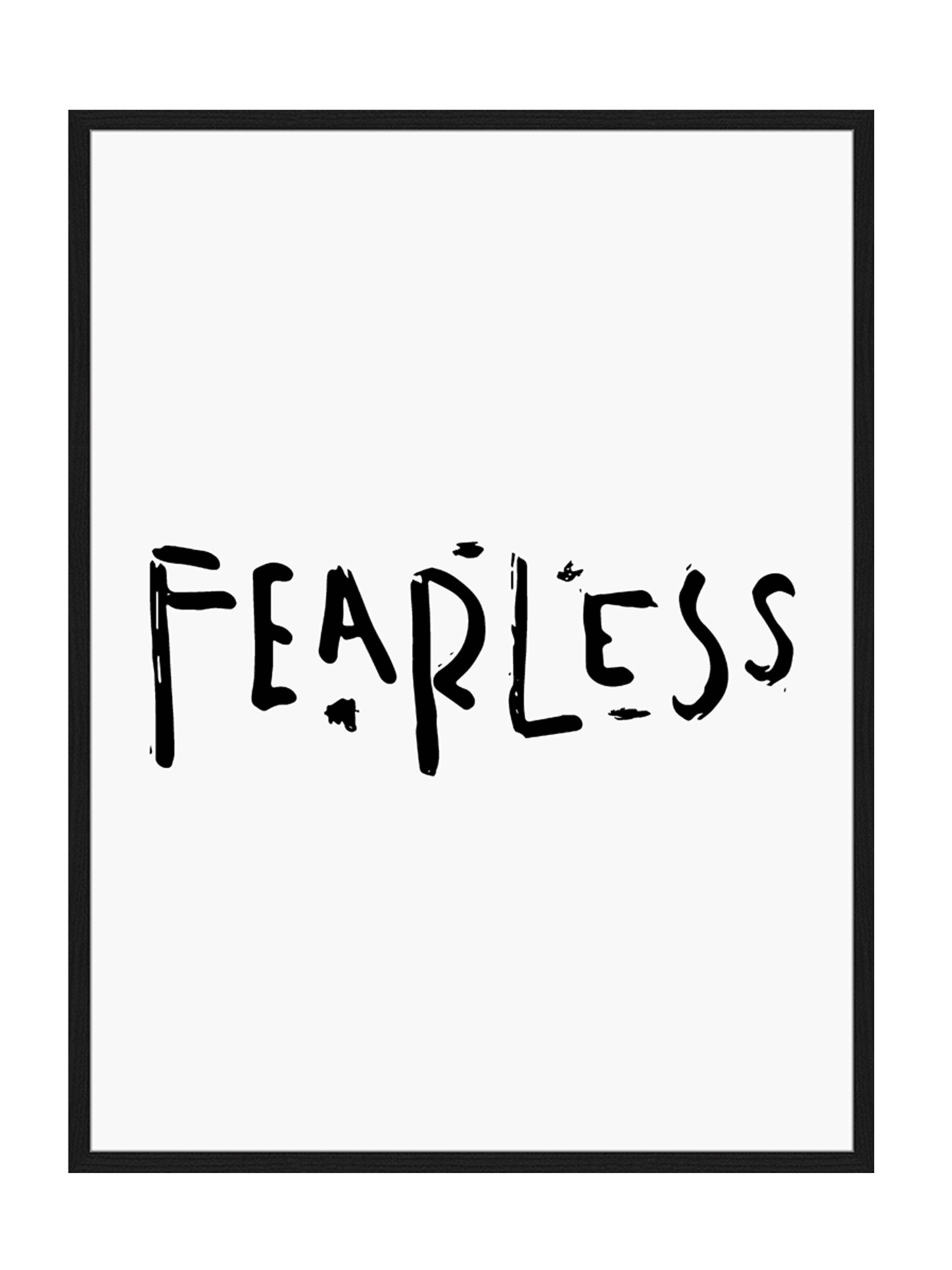 Liv Corday Image 'Fearless' in Black: front