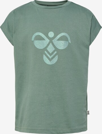 Hummel - Camiseta 'Diez' en verde: frente