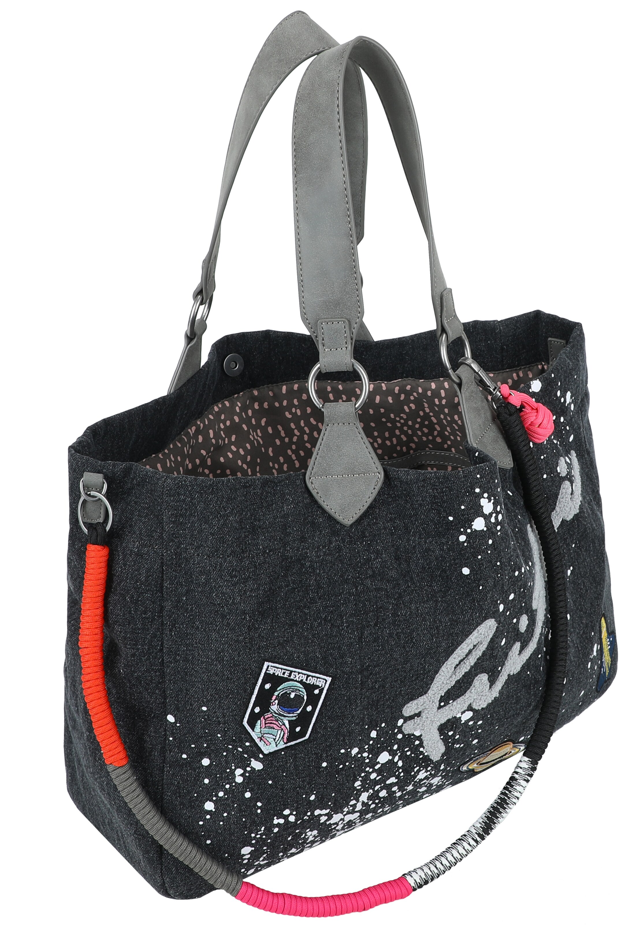 Fritzi aus Preußen Shopper 'Izzy' in Zwart