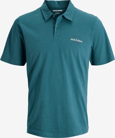 JACK & JONES Paita 'JJBRANDON' värissä harmaa / petrooli / valkoinen, Tuotenäkymä