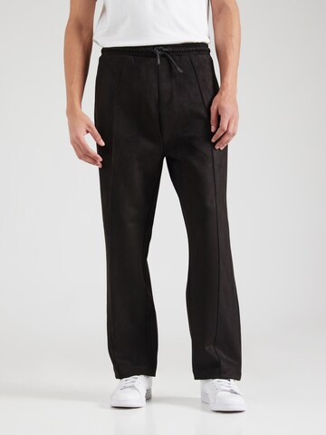 Loosefit Pantaloni 'Hurley' di BOSS in nero: frontale