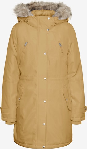 VERO MODA Vinterparkas 'Track' i brun: forside