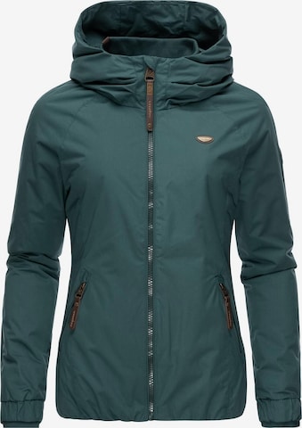 Ragwear Between-Season Jacket 'Dizzie' in Green: front