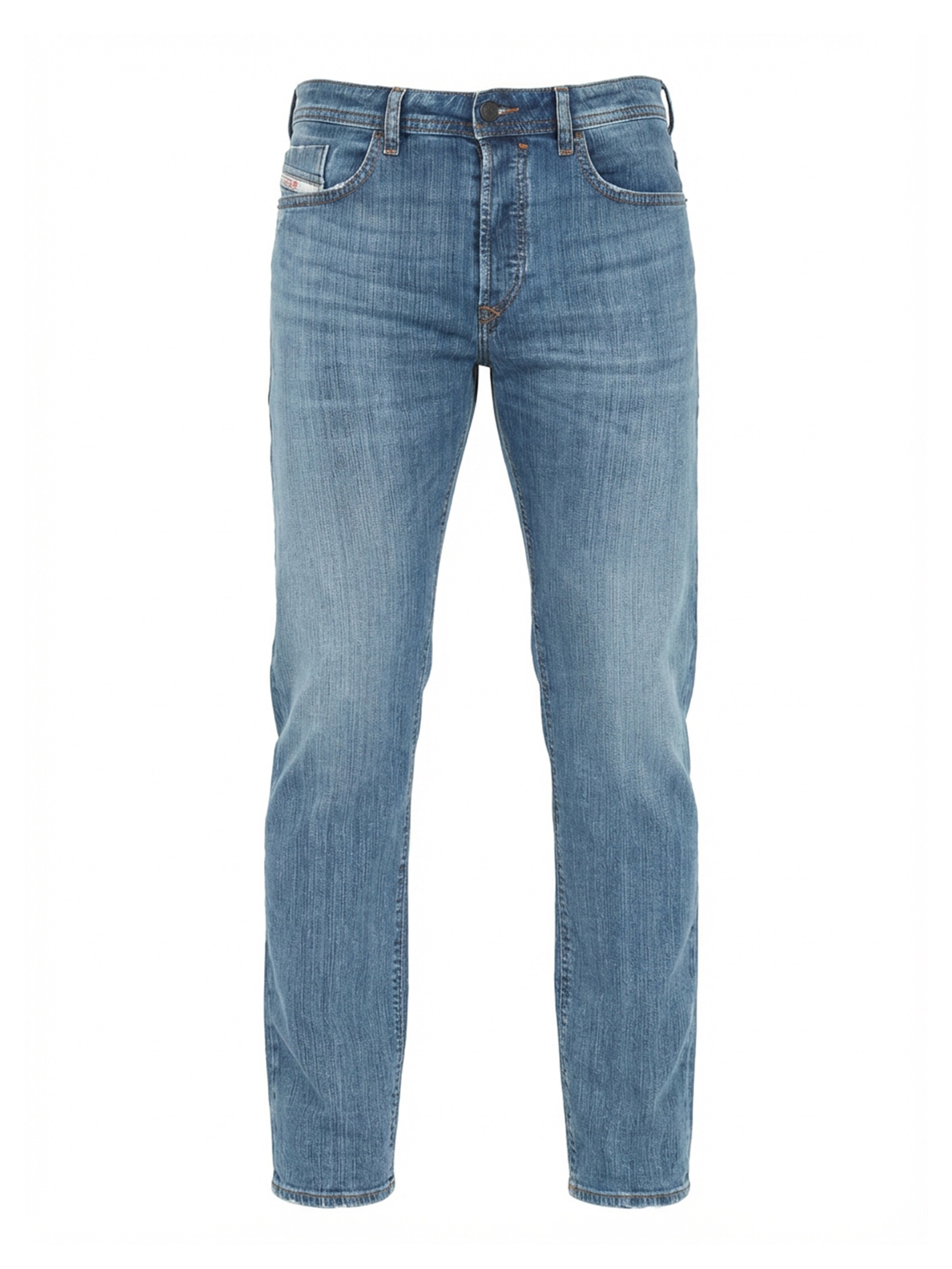 DIESEL - Tapered Vaquero 'BUSTER-X' en azul: frente