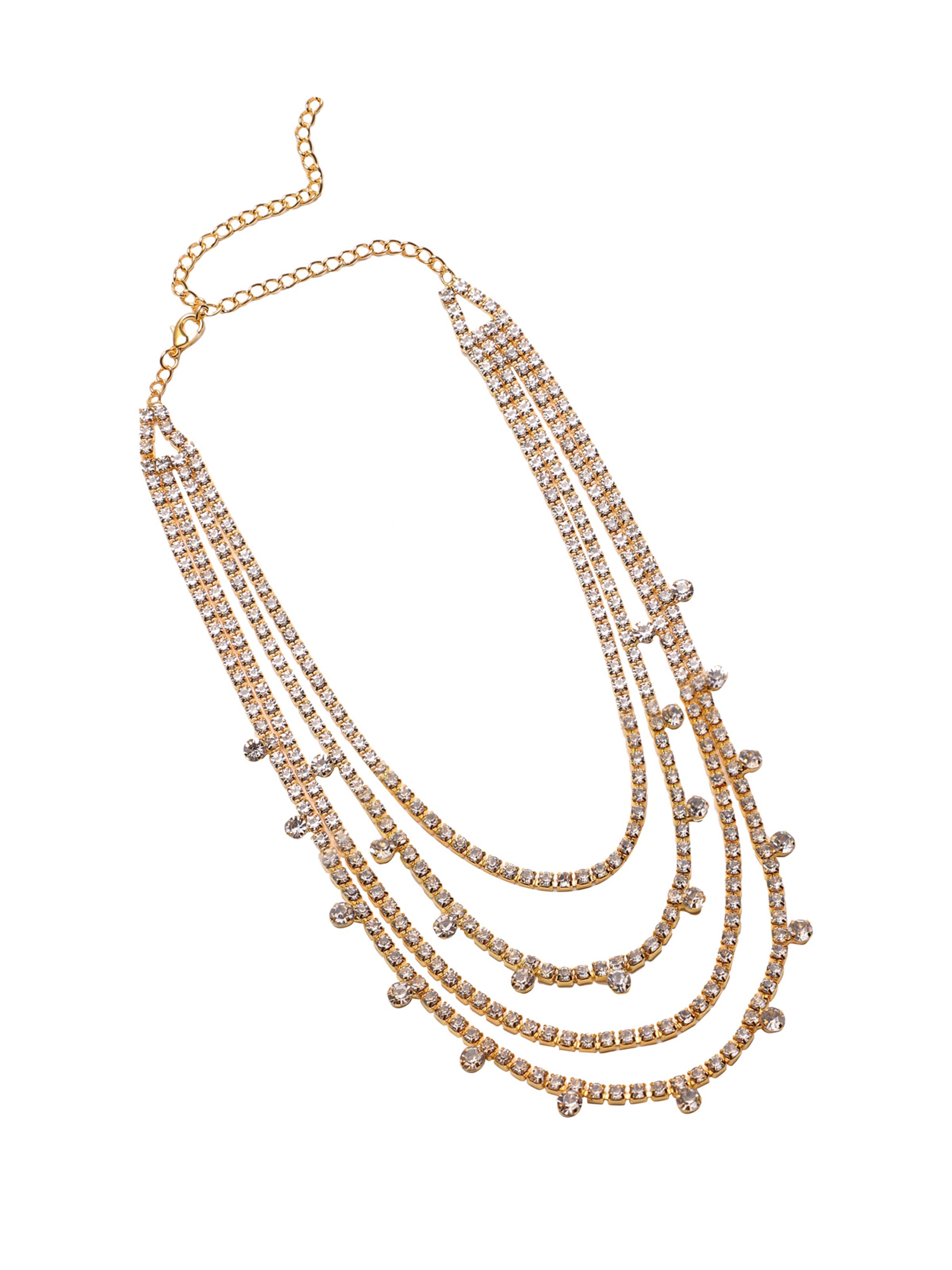 SOHI Ketting 'Seeta' in Zilver: voorkant