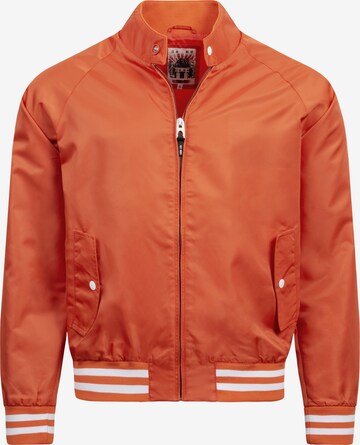 INDICODE JEANS Between-Season Jacket ' Ayser ' in Orange: front