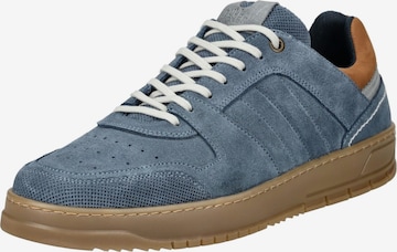 Baskets basses BULLBOXER en bleu : devant