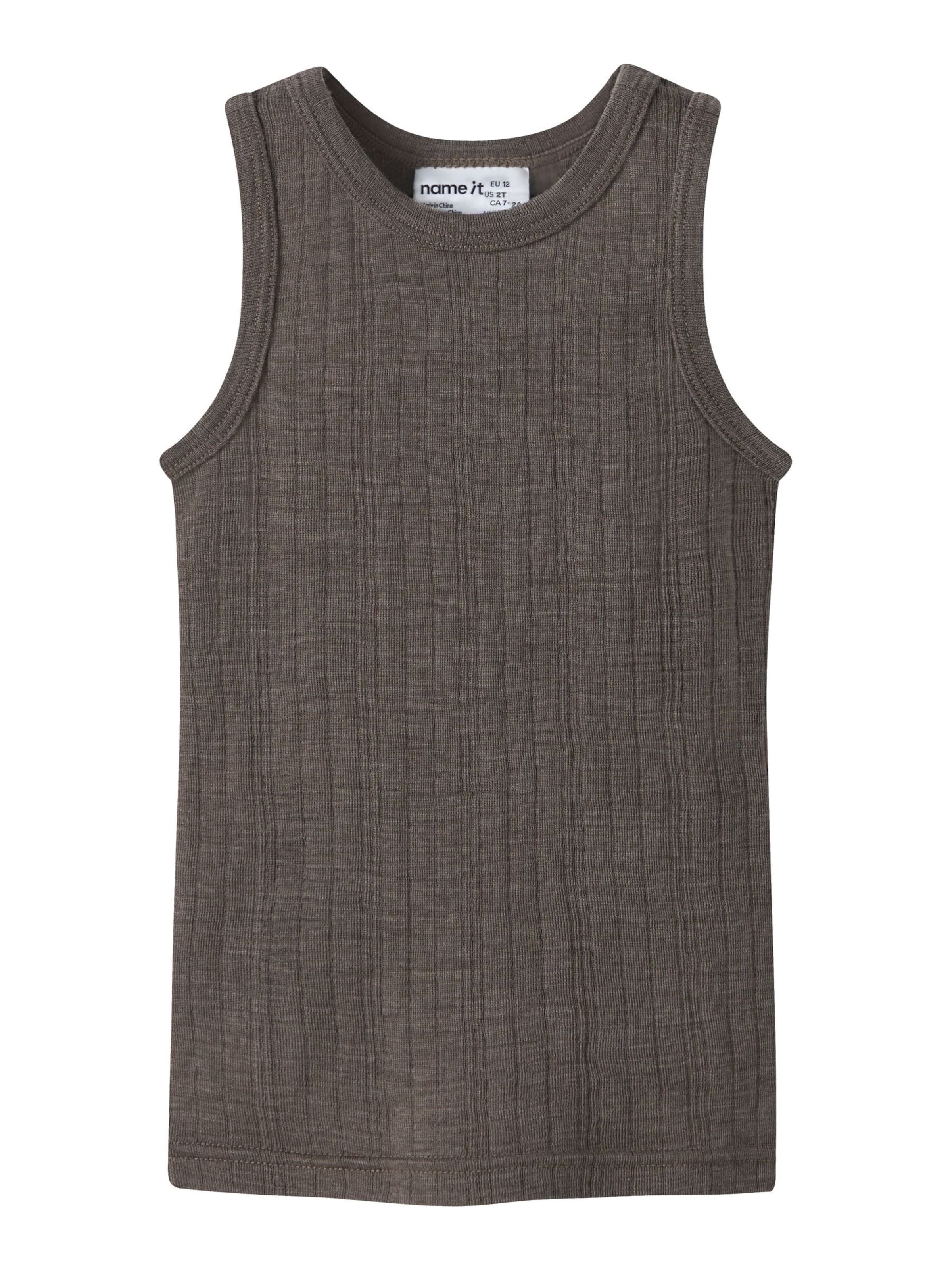 NAME IT Undershirt in Grey: front
