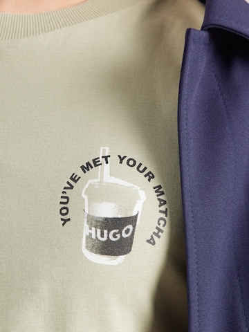 HUGO - Camiseta 'Nurobos' en beige