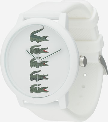 LACOSTE - Reloj analógico en blanco: frente