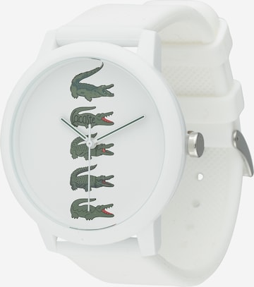 LACOSTE Zegarek analogowy w kolorze biały: przód