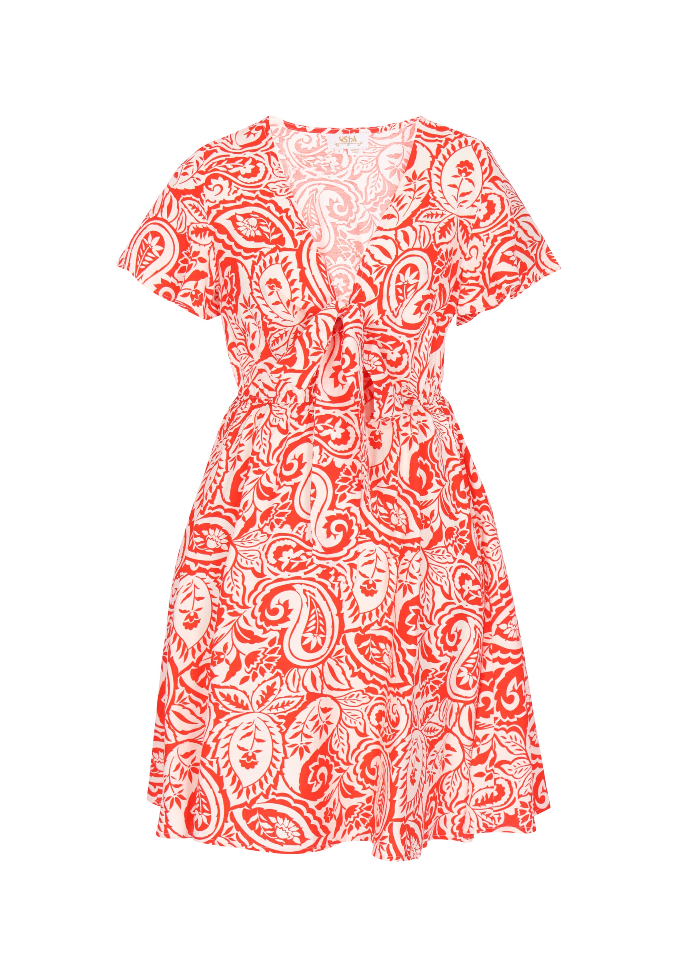 Robe usha FESTIVAL en orange : devant