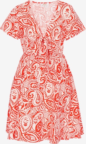 Robe usha FESTIVAL en orange : devant