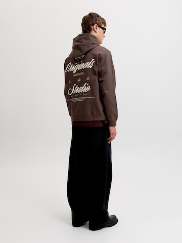 JACK & JONES Mikina 'JORNORREBRO' – hnědá