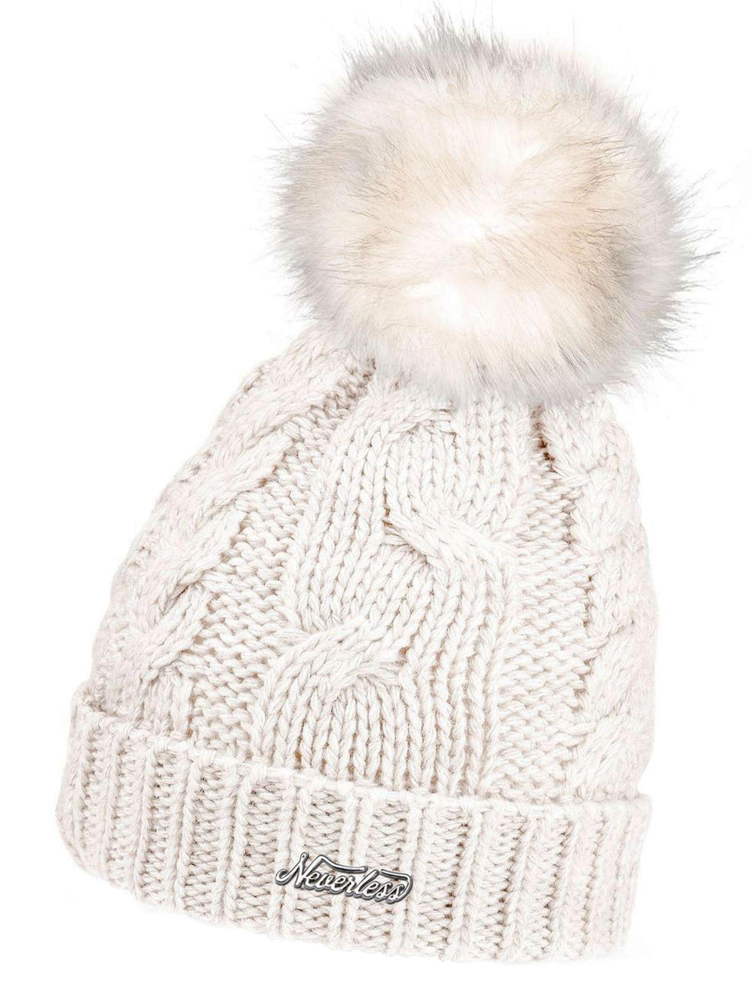 Neverless Beanie 'Model 2011' in Beige: front