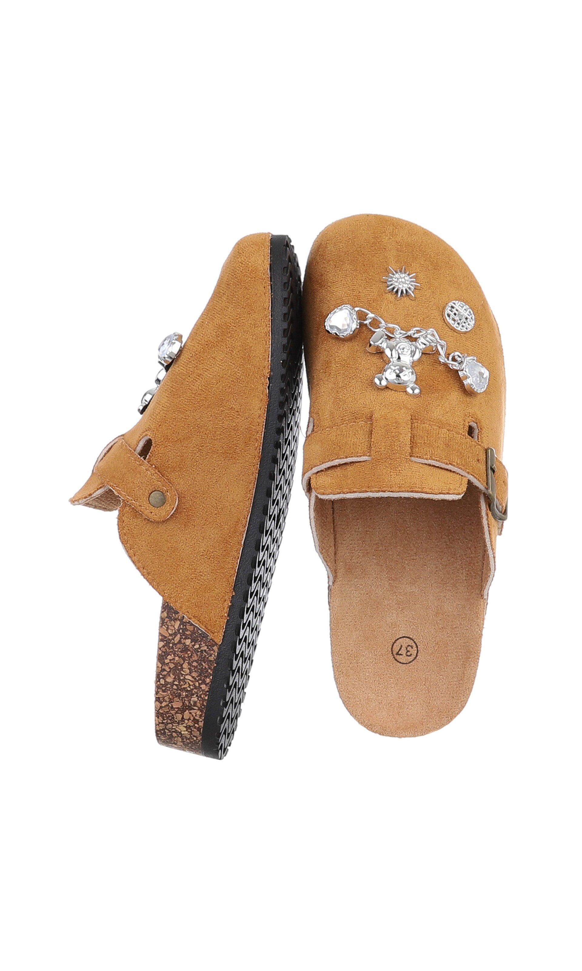 Ital-Design Pantolette in Braun