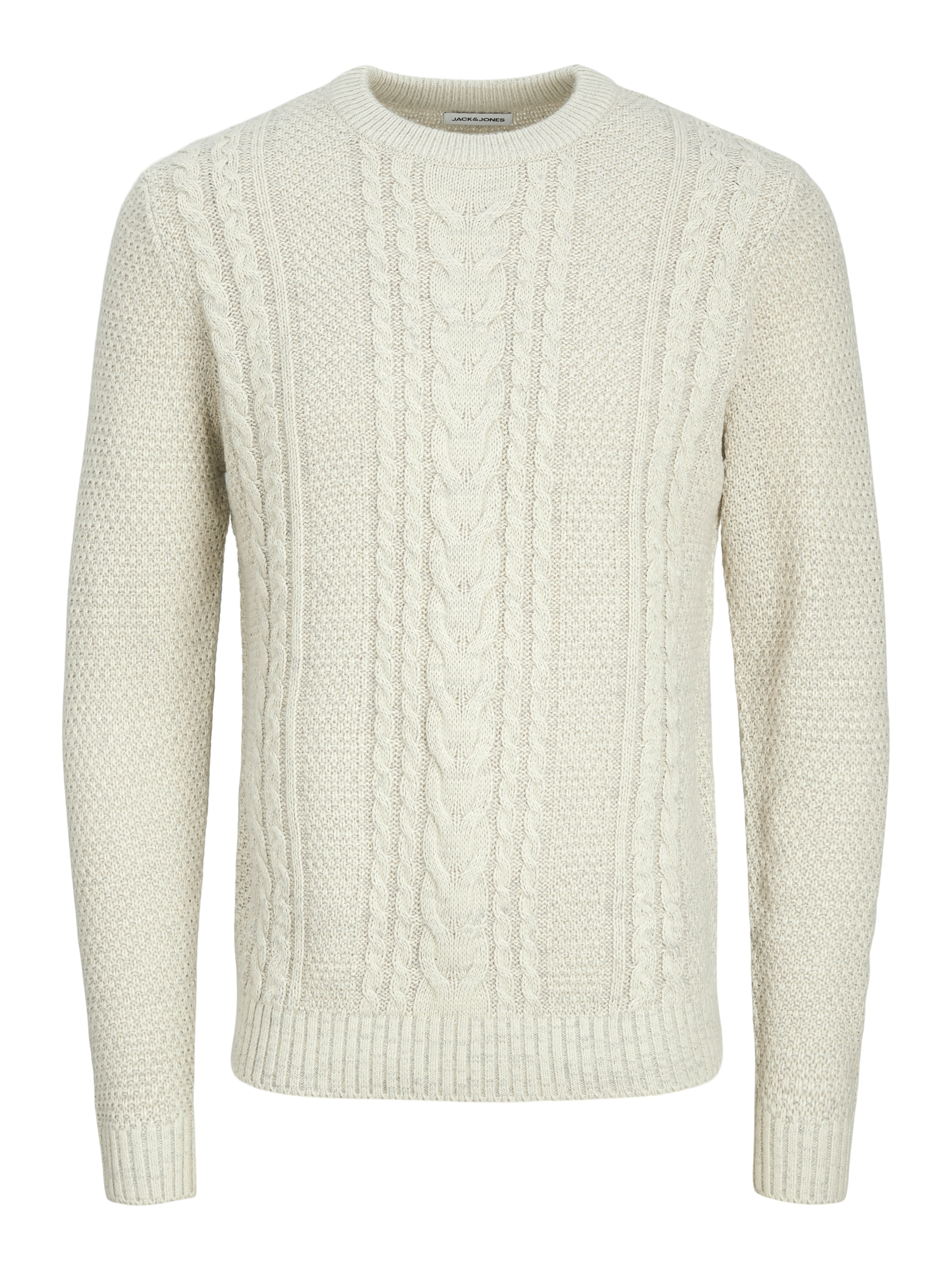JACK & JONES Sweater 'JJCraig' in White: front