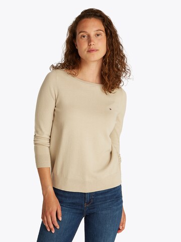 TOMMY HILFIGER Trui in Beige: voorkant