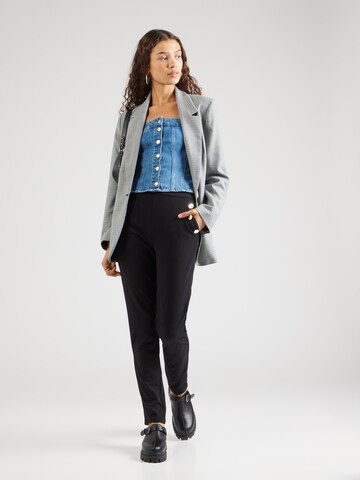 VILA - Slimfit Pantalón 'VILOPPE' en negro