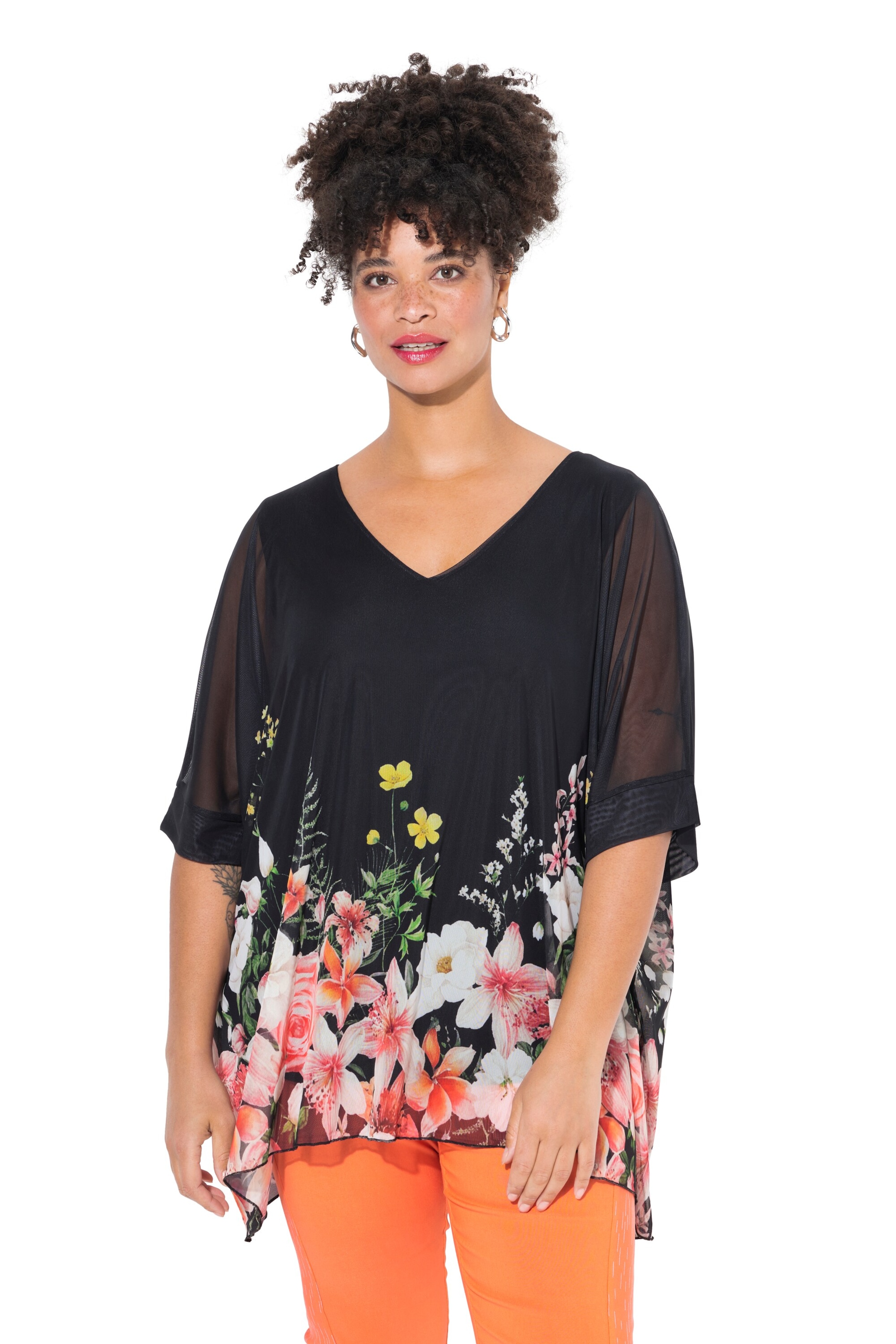 MIAMODA Blouse in Black: front