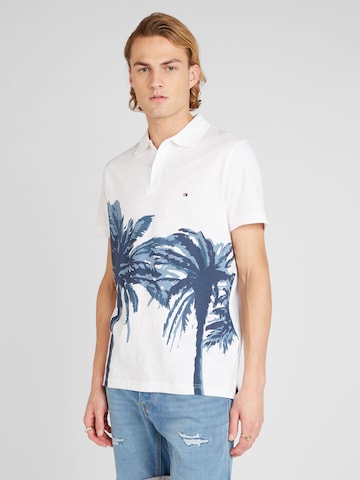 T-Shirt TOMMY HILFIGER en blanc : devant