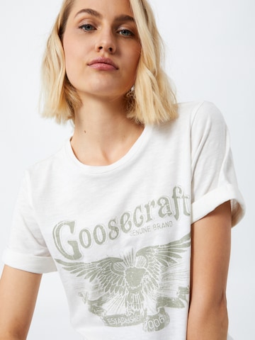 T-shirt 'Desert wings' Goosecraft en blanc