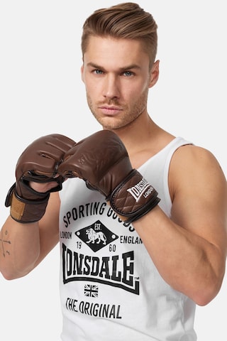 LONSDALE Sporthandschoenen in Bruin: voorkant