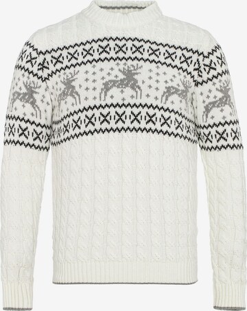 Redbridge Sweater 'Norwalk' in White: front