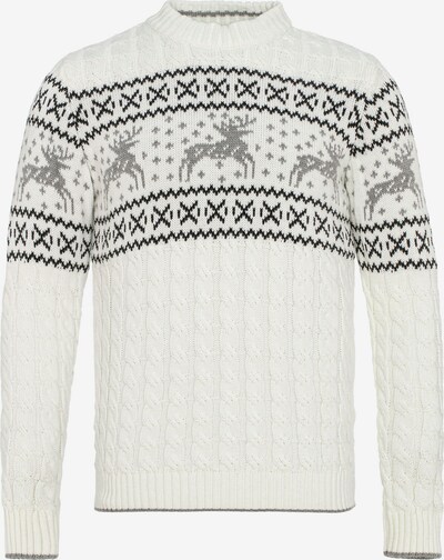 Redbridge Sweater 'Norwalk' in Light grey / Black / White, Item view