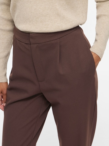 VILA Slimfit Broek 'VIClara' in Bruin