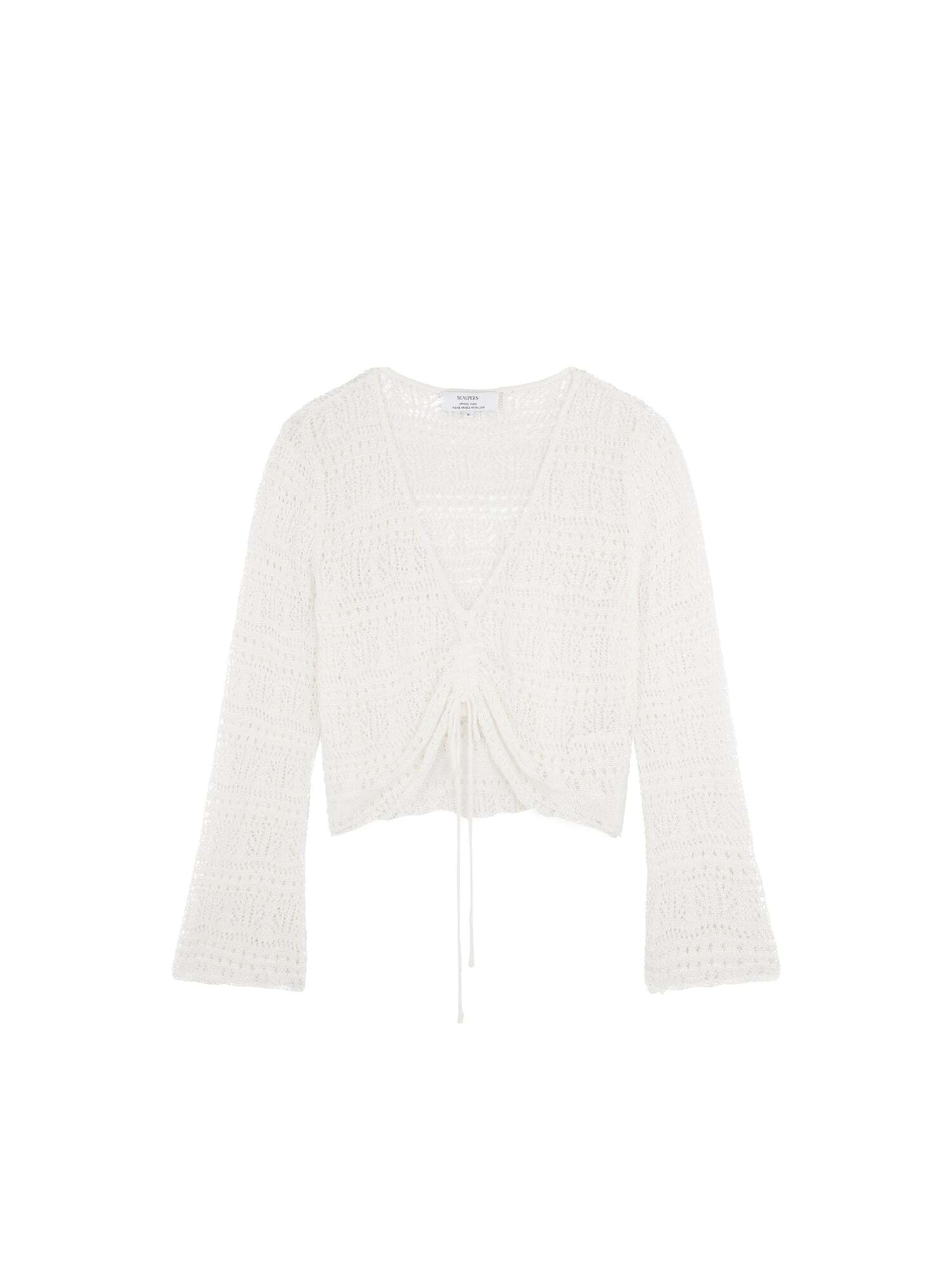 Scalpers Pulóver ' ' - bézs: elől