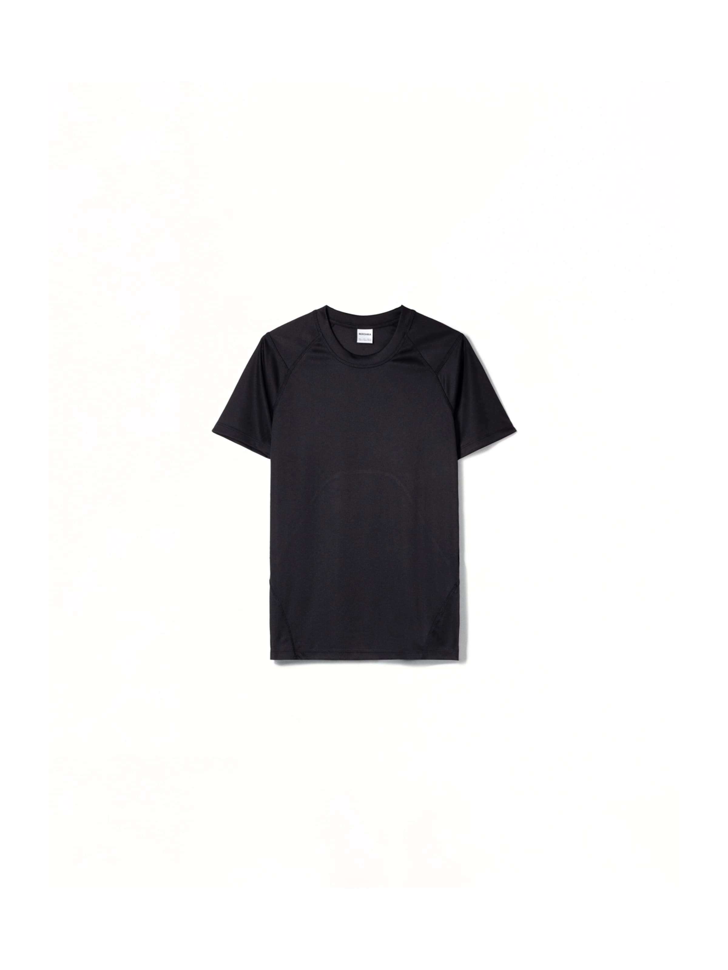 Maglietta di Bershka in nero: frontale