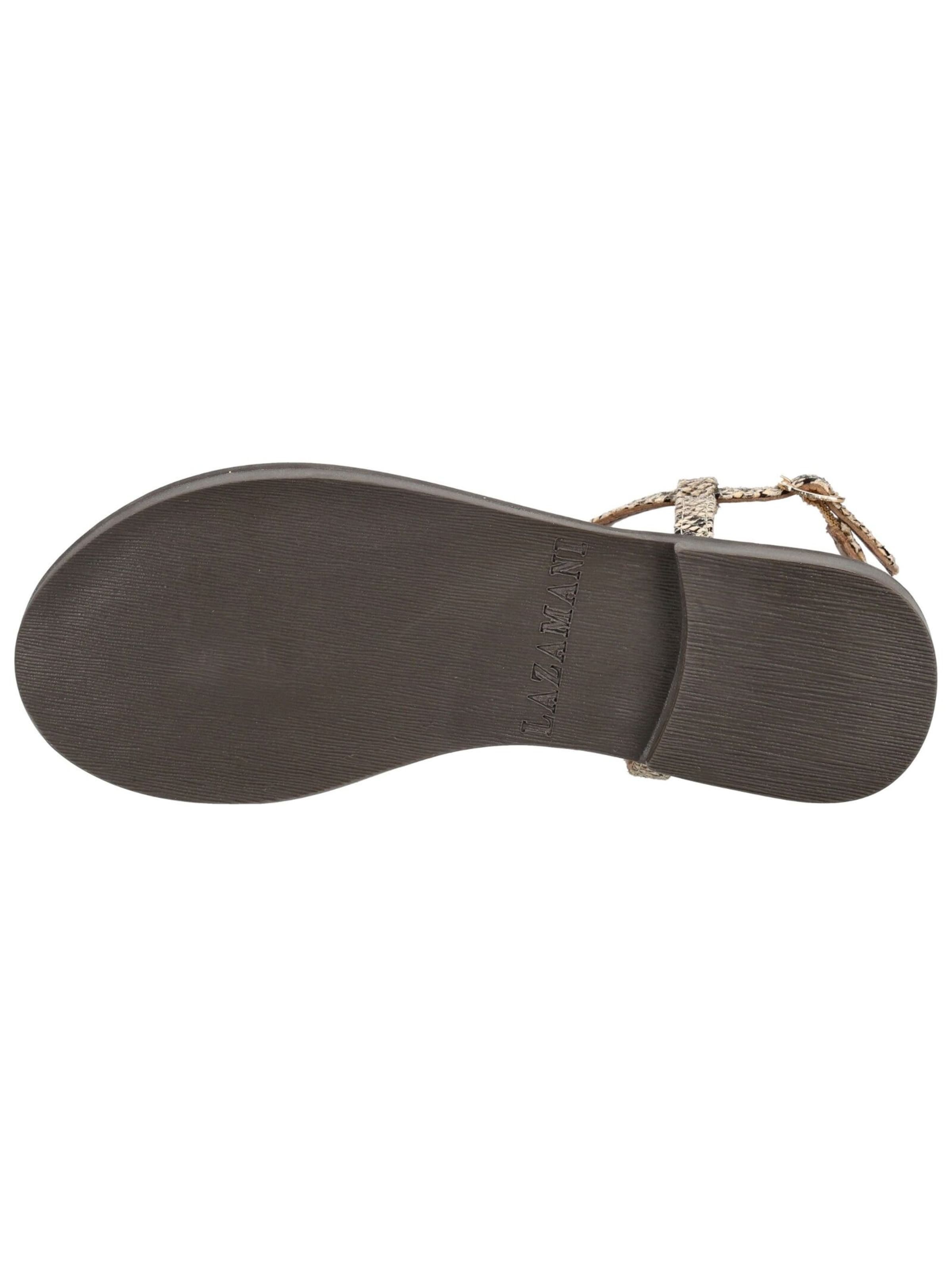 Tongs LAZAMANI en beige