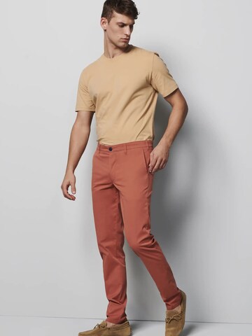 MEYER Regular Chino trousers in Brown