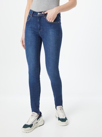 WRANGLER Slimfit Jeans in Blauw: voorkant