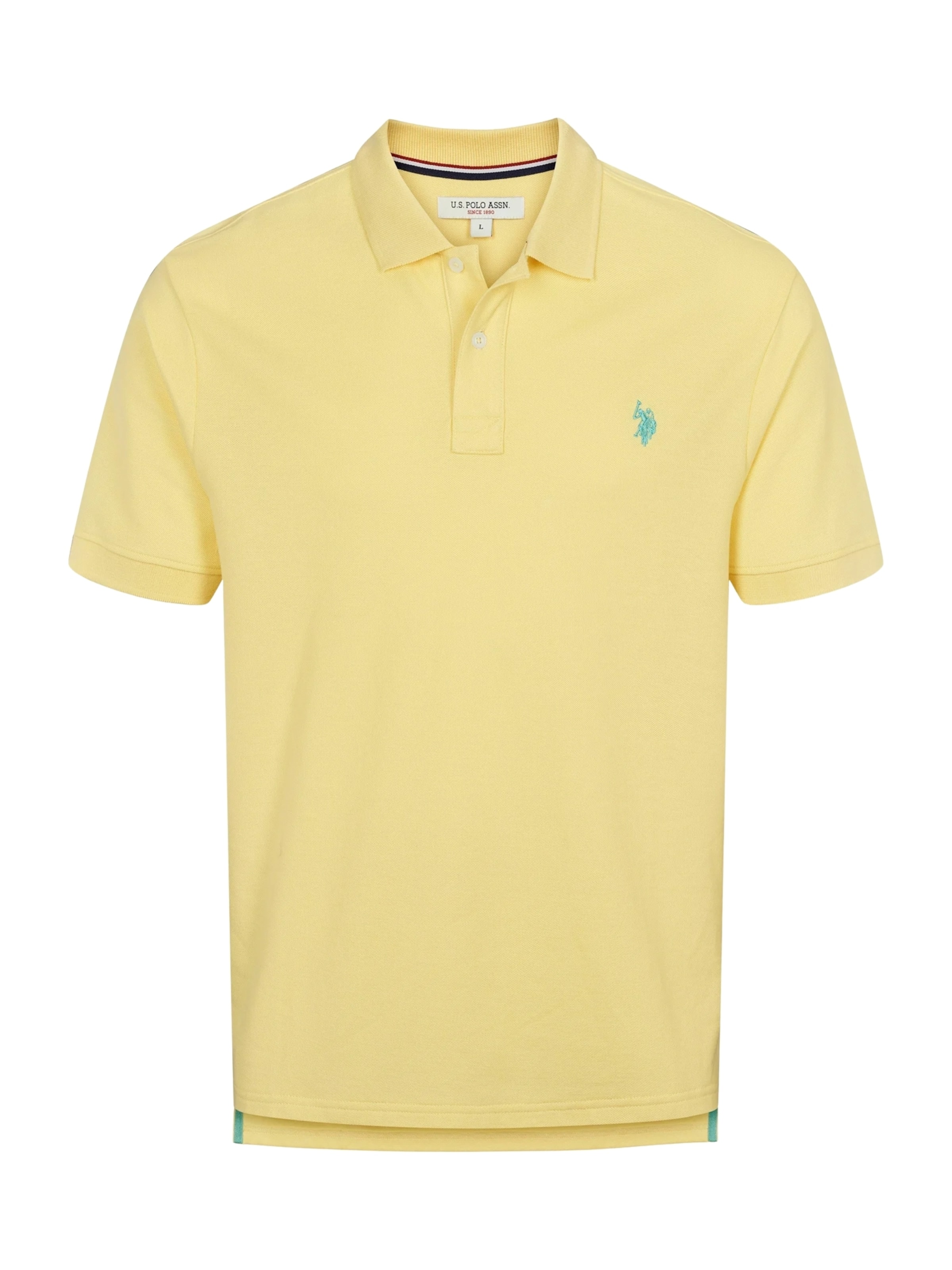 U.S. POLO ASSN. Overhemd 'Alfred' in Geel: voorkant