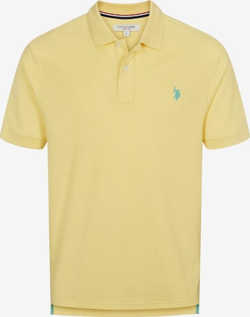U.S. POLO ASSN. Poloshirt 'Alfred' in Gelb: Vorderseite