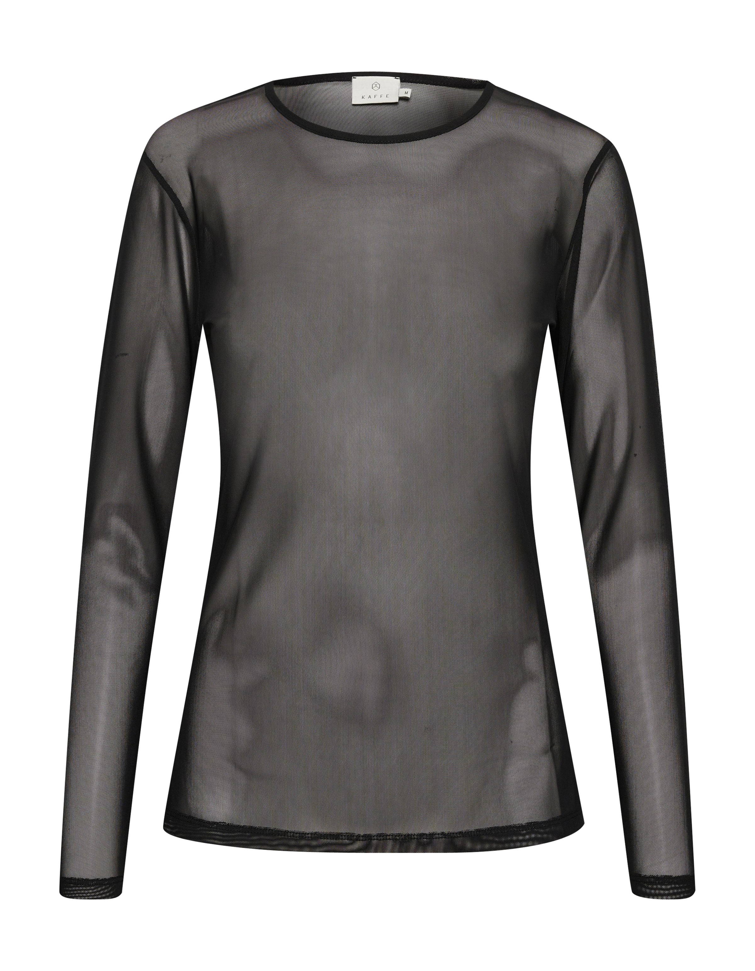 Kaffe Bluse in Schwarz: Vorderseite